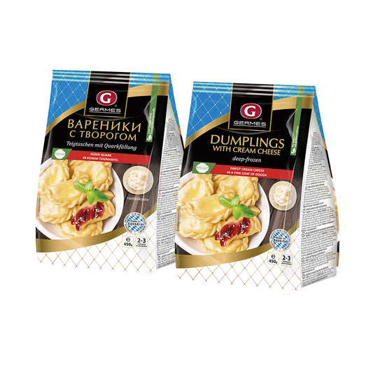 OURS MARKET Germes Wareniki au fromage blanc – chaussons surgelés 450 g