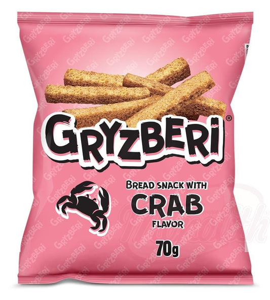 OURS MARKET "GRYZBERI" Snack à base de pain, au goût de crabe