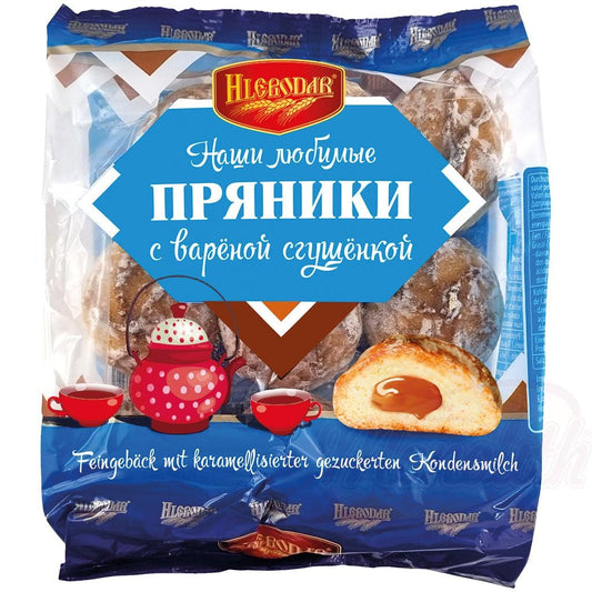OURS MARKET HLEBODAR Prjaniki – cœur au lait concentré sucré caramélisé
