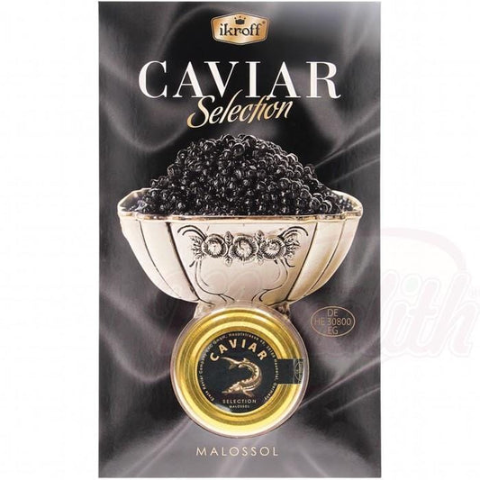 OURS MARKET IKROFF Caviar d’esturgeon 25 g – sélection Baerii, grains fins et salage maîtrisé