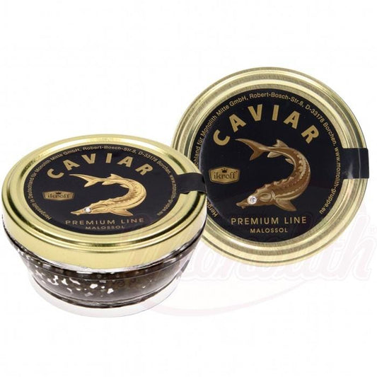 OURS MARKET IKROFF Caviar d’esturgeon Premium Line 100 g – grains fermes, salage précis