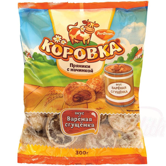 OURS MARKET KOROVKA Prjaniki à la crème – goût lait concentré sucré caramélisé