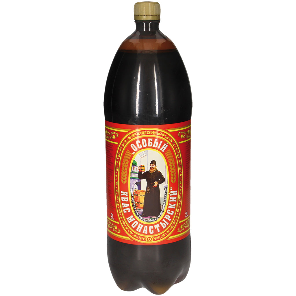OURS MARKET KWAS MONASTYRSKY Osobyi – kvas pétillant au seigle, 2 L