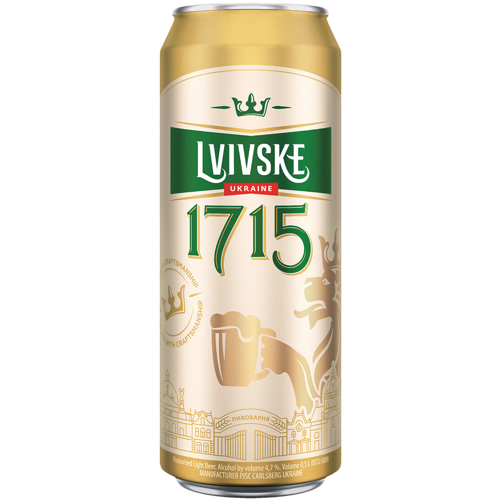 OURS MARKET Lvivske LVIV 1715 – bière blonde ukrainienne pasteurisée 4,5 % vol.