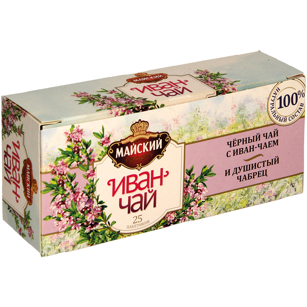 OURS MARKET Majskij Thé noir à l’épilobe et au thym – mélange aromatique