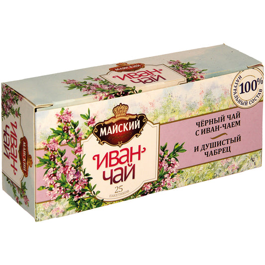 OURS MARKET Majskij Thé noir à l’épilobe et au thym – mélange aromatique