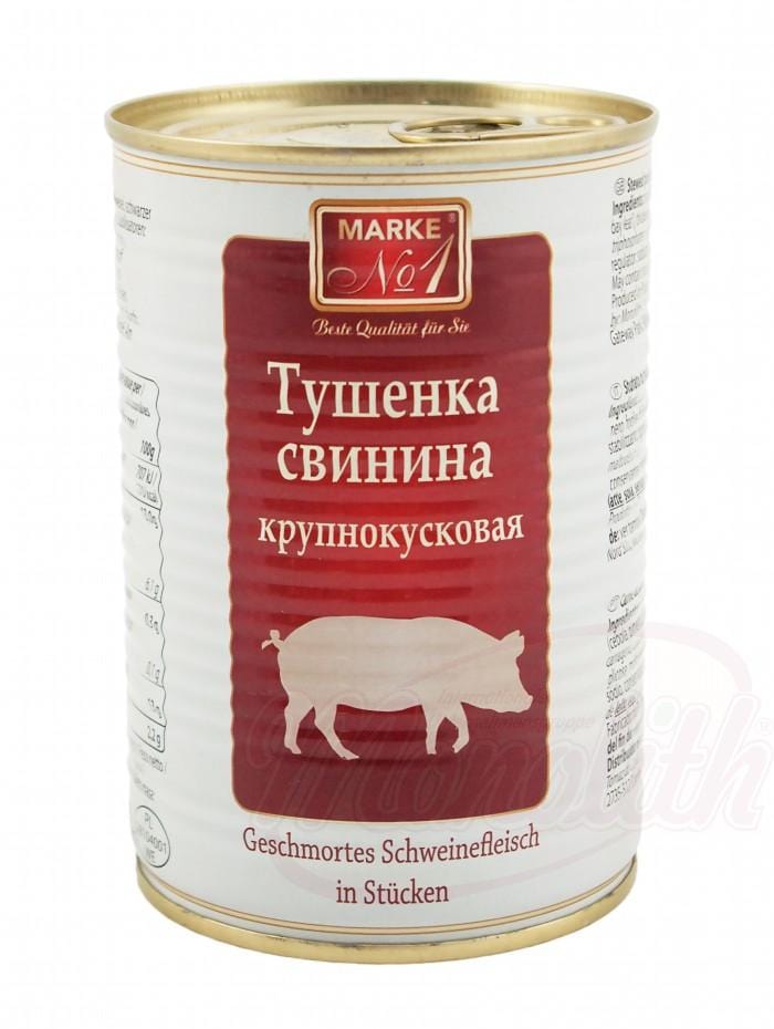 OURS MARKET Marke Nr.1 – Viande de porc braisée "Tuschenka" – morceaux généreux, braisage traditionnel