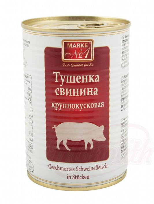 OURS MARKET Marke Nr.1 – Viande de porc braisée "Tuschenka" – morceaux généreux, braisage traditionnel