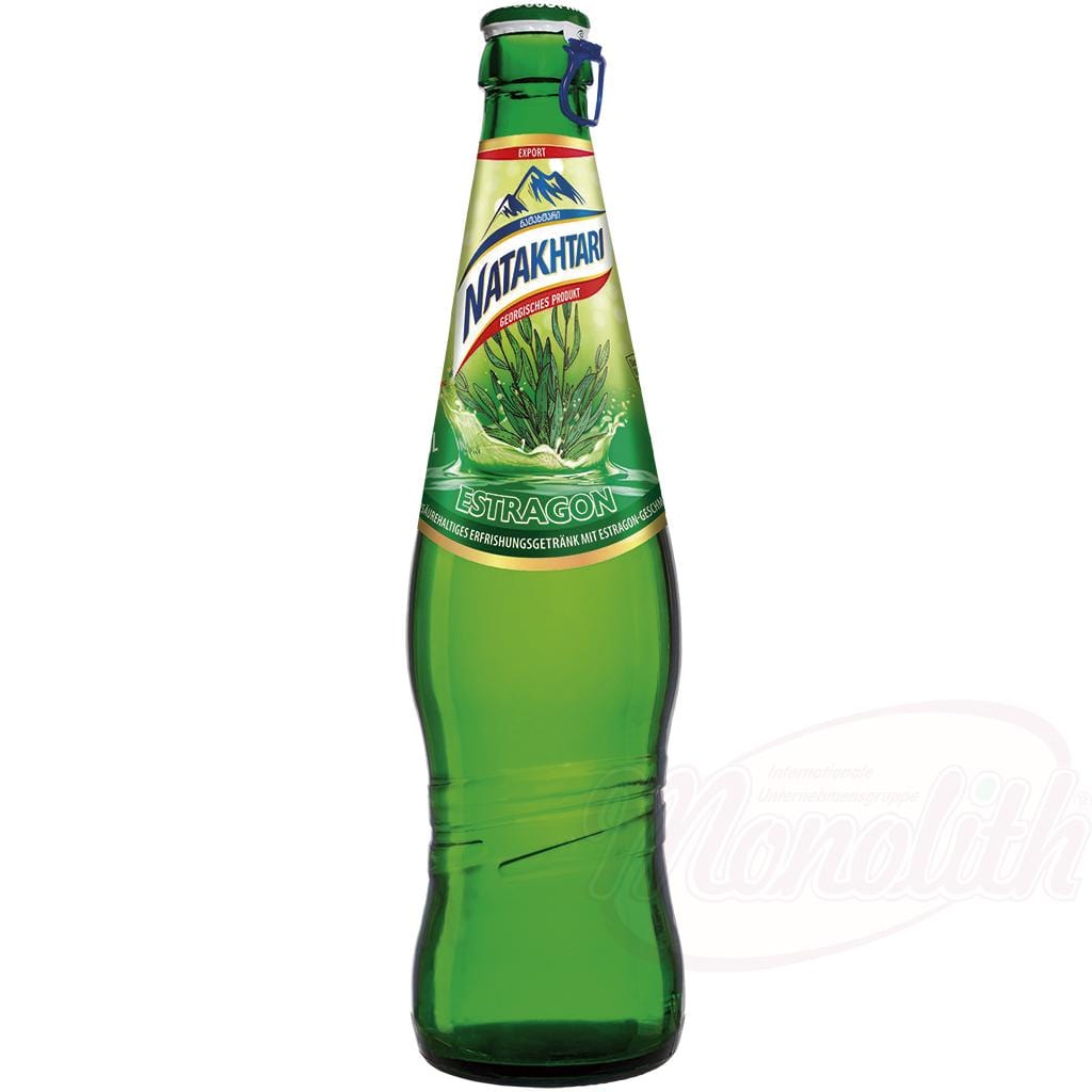 OURS MARKET NATAKHTARI Boisson gazeuse à l’estragon – limonade géorgienne, fraîche et herbacée
