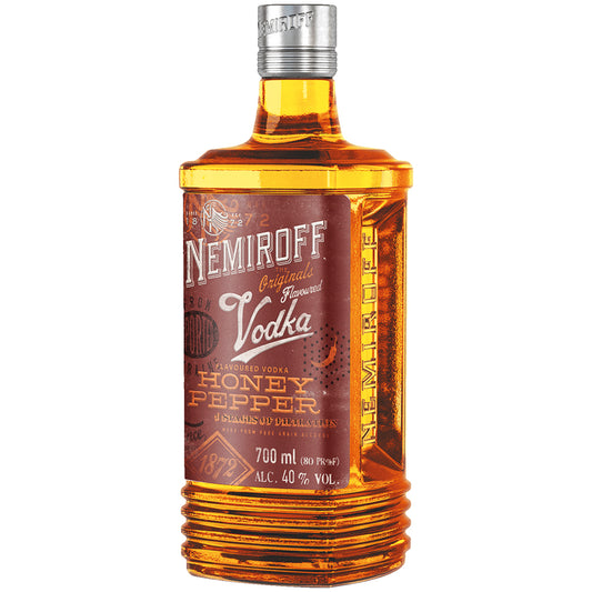 OURS MARKET Nemiroff Miel & Piment Vodka 40% – vodka aromatisée, douceur miellée et chaleur épicée