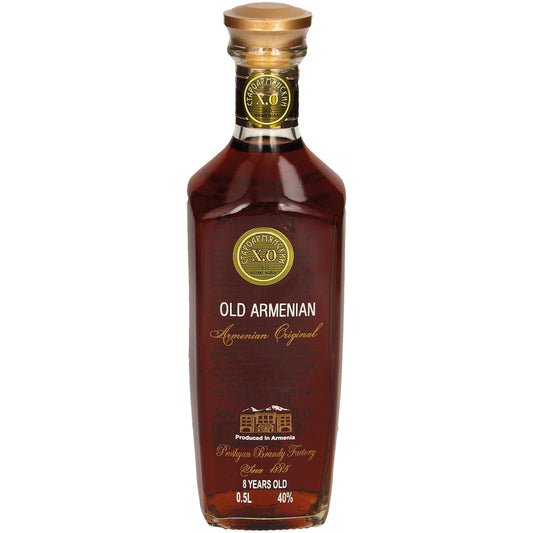 OURS MARKET Old Armenian Brandy arménien 8 ans 40% – brandy vieilli, notes de fruits secs et vanille (50 cl)