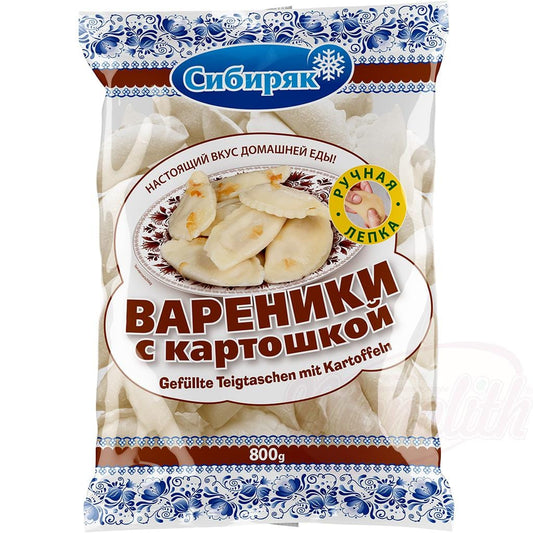 OURS MARKET Sibirjak – Wareniki Artisanaux aux Pommes de Terre Surgelés