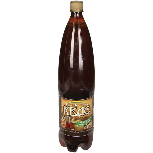 OURS MARKET Steinhauer Kwas – boisson pétillante au malt d’orge et de seigle 1,5 L