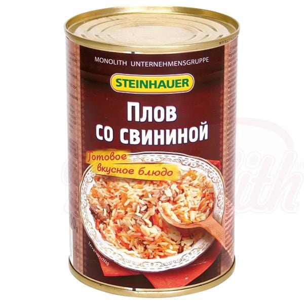 OURS MARKET Steinhauer Plat de riz au porc – recette "plov" généreuse