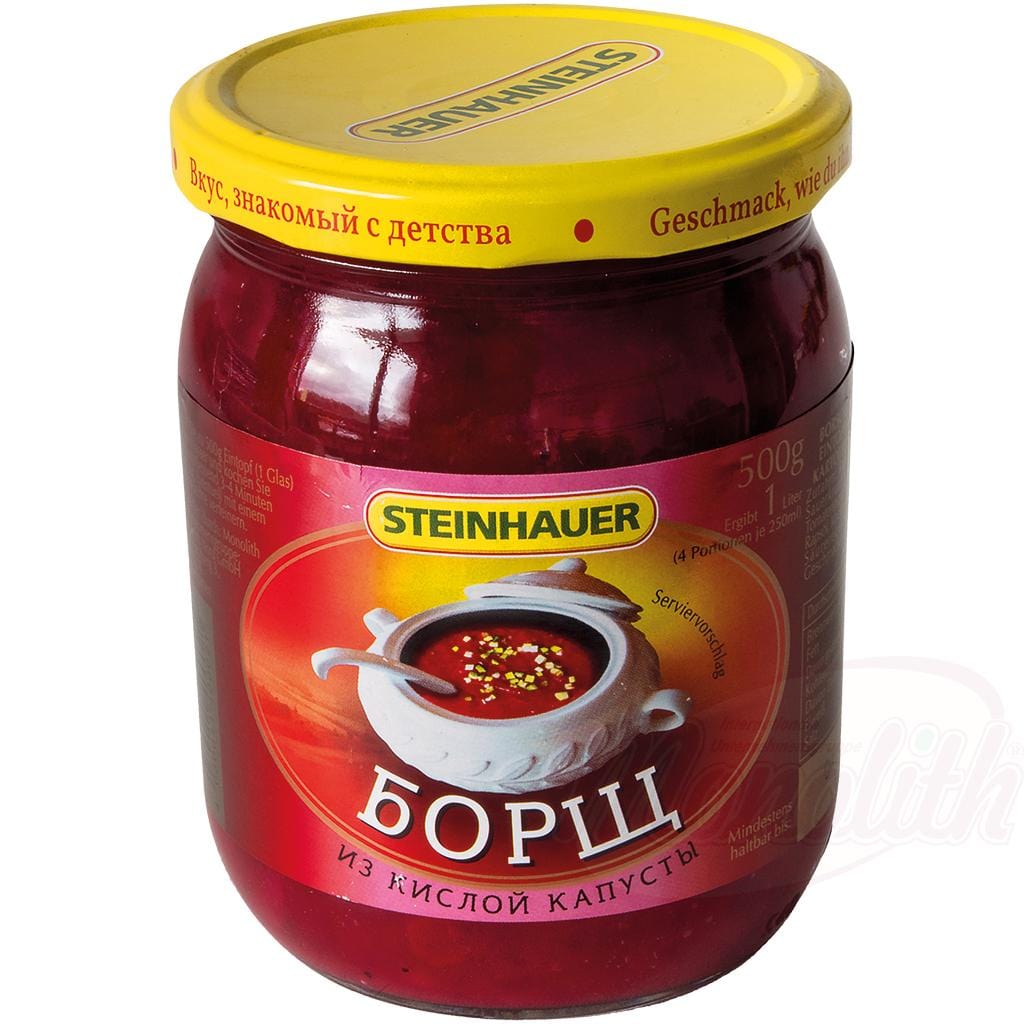 OURS MARKET Steinhauer Soupe "Borchtch" à la choucroute – betterave généreuse, acidité maîtrisée
