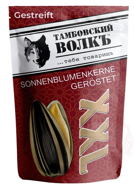 OURS MARKET Tambovskij Volk Graines de tournesol rayées grillées – à croquer, en coque