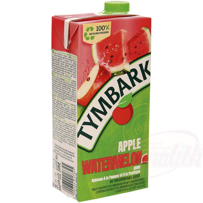 OURS MARKET Tymbark Pomme & pastèque – boisson rafraîchissante sans bulles, avec sucre et édulcorant