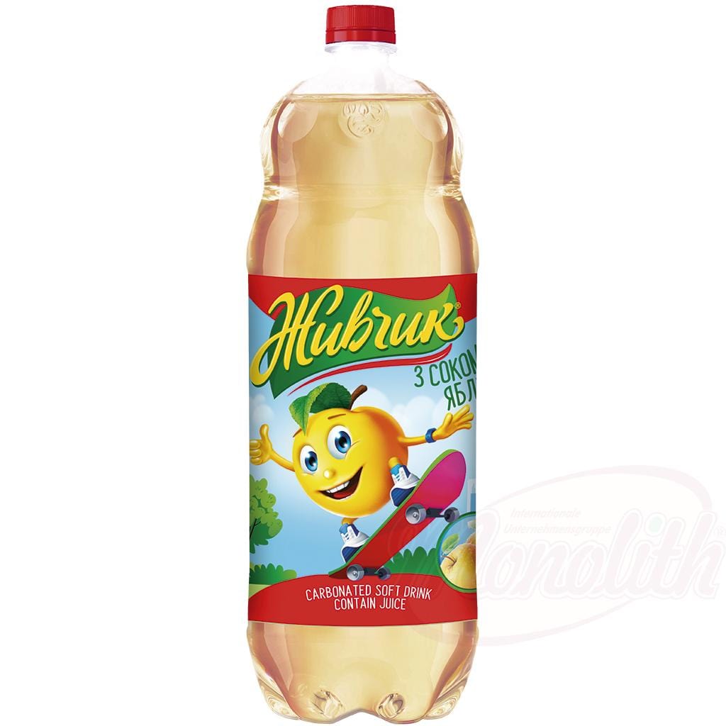 OURS MARKET ZHIVCHIK – boisson gazeuse à la pomme (10% de fruits)