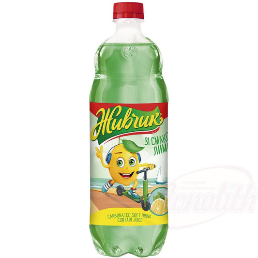 OURS MARKET ZHIVCHIK Boisson rafraîchissante gazeuse au citron – pétillance citronnée, goût vif