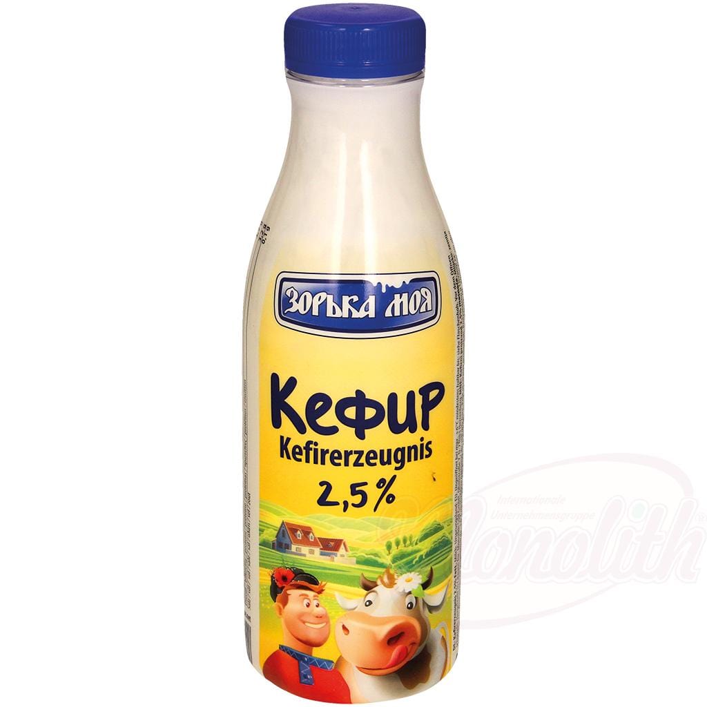 OURS MARKET Zorka Moja Kéfir 2,5 % – lait fermenté doux, frais et légèrement acidulé