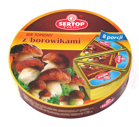 "Fromage fondu aux cèpes" "Krazek- Ser topiony z borowikami"