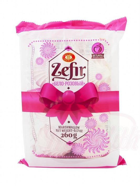 Sucre mousseux "rose / blanc" au goût de framboise et de vanille