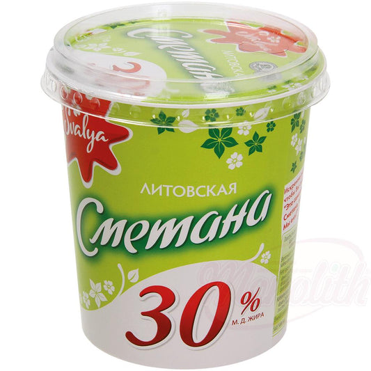 Crème aigre 30% de matières grasses - OURS MARKET