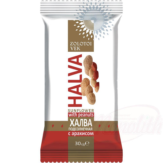Zolotoi Vek Halva de graines de tournesol – cacahuètes