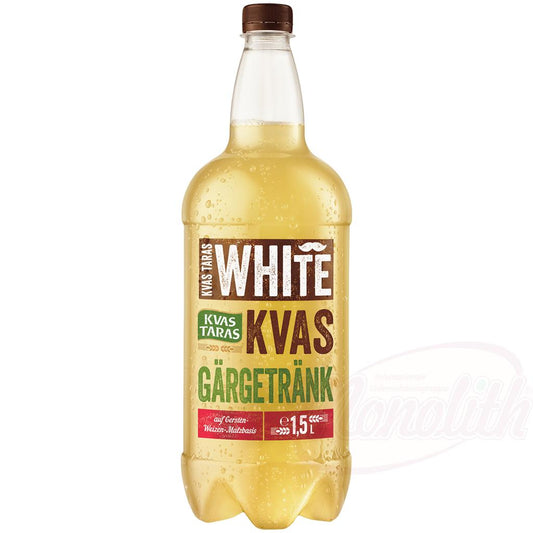 Boisson fermentée "Kwas Taras BLANC" à base dorge, de blé et de malt