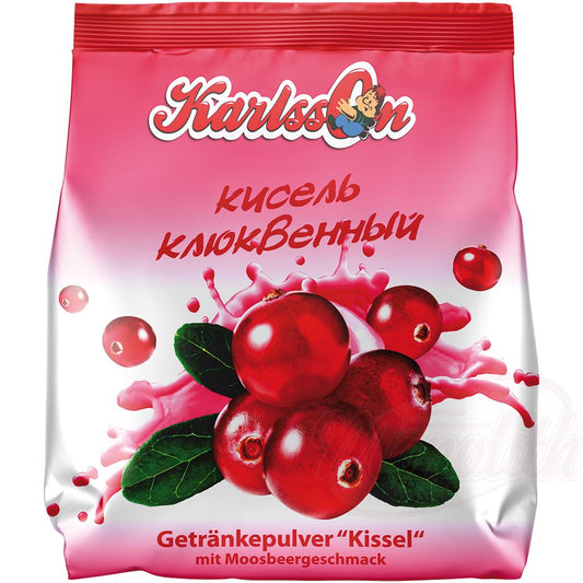 Boisson en poudre "Kissel" au goût de canneberge