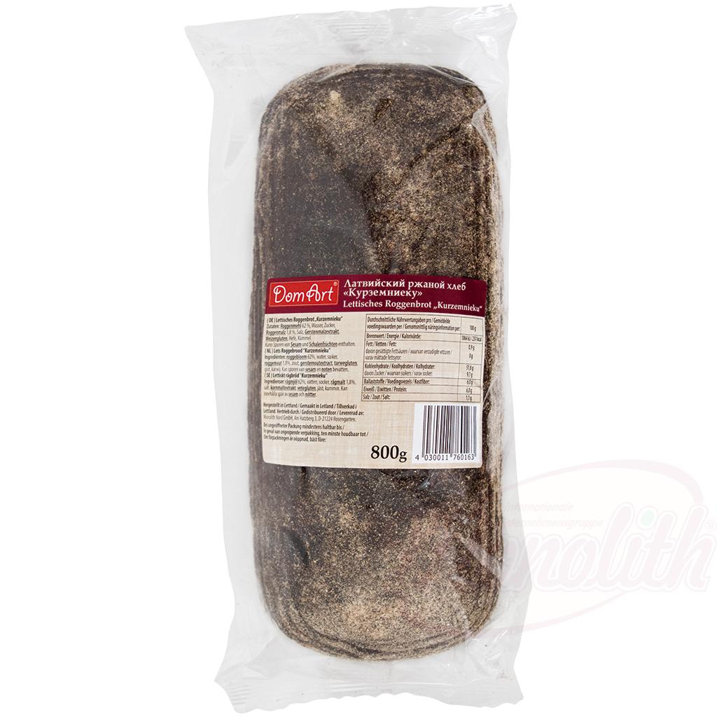 DomArt Pain de seigle letton "Kurzemnieku" – malt délicat & carvi