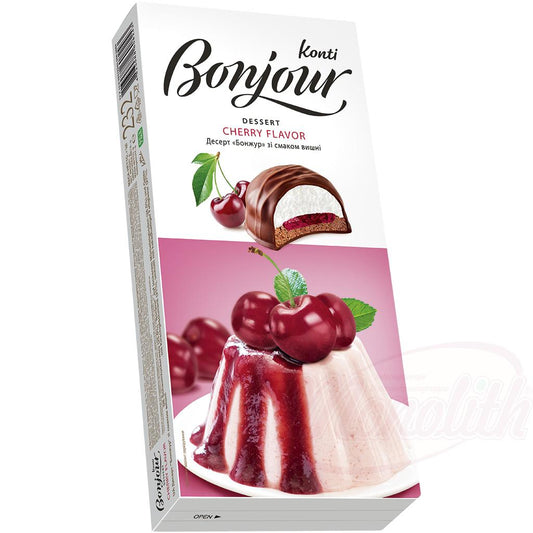 Bonjour – Sucre Mousseux Cerise & Pâte Brisée enrobés de Cacao