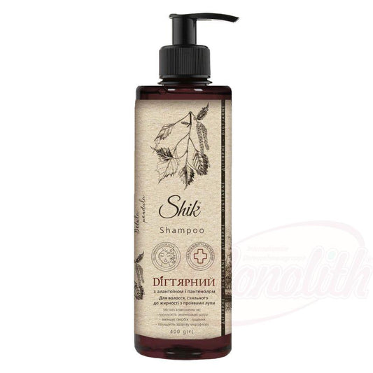 Shik Shampooing au goudron - Shampooing « Degtyarny » pour cuir chevelu exigeant, 400 ml