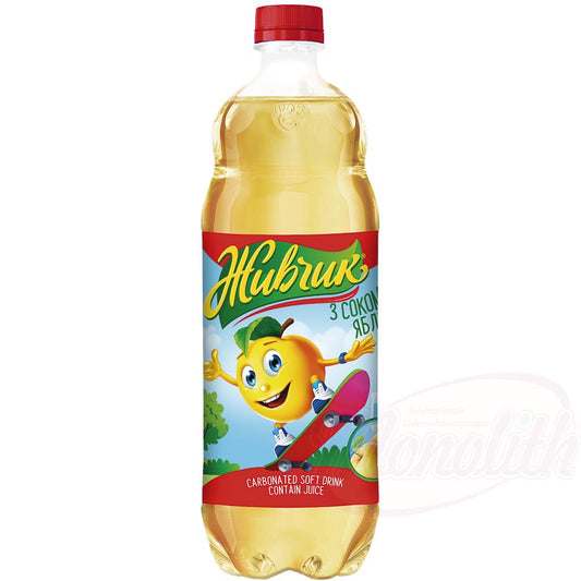 "ZHIVCHIK" Boisson rafraîchissante gazeuse au goût de pomme - OURS MARKET