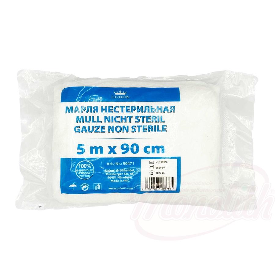 Compresse de gaze 5 m x 90 cm - Rouleau de gaze polyvalent pour usages domestiques