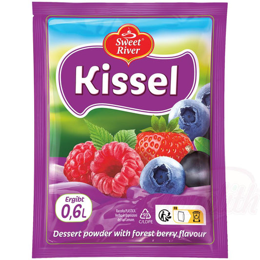 "SWEET RIVER" Dessert en poudre, goût baies forestières "Kissel- Baie des forêts"
