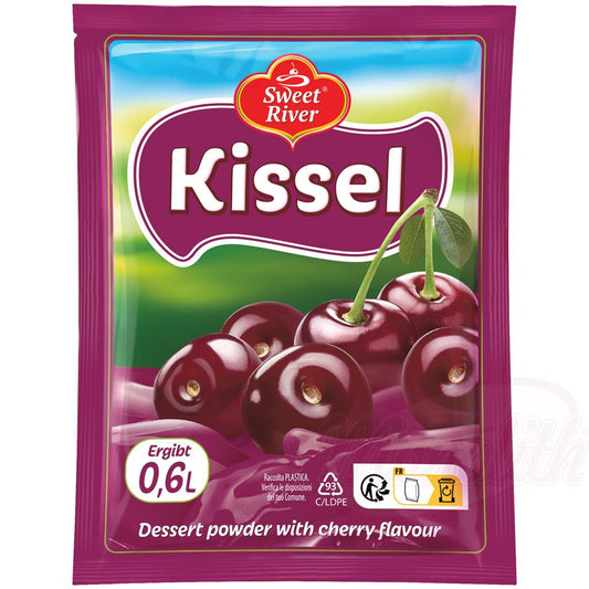 "SWEET RIVER" Poudre pour dessert au goût de griottes "Kissel à griottes"