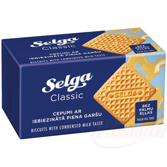 Biscuits "Selga" au goût de lait concentré